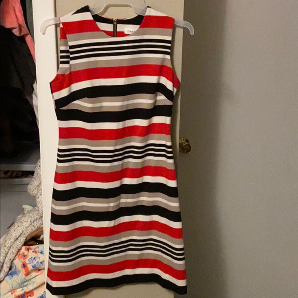 Calvin Klein Striped Dress
